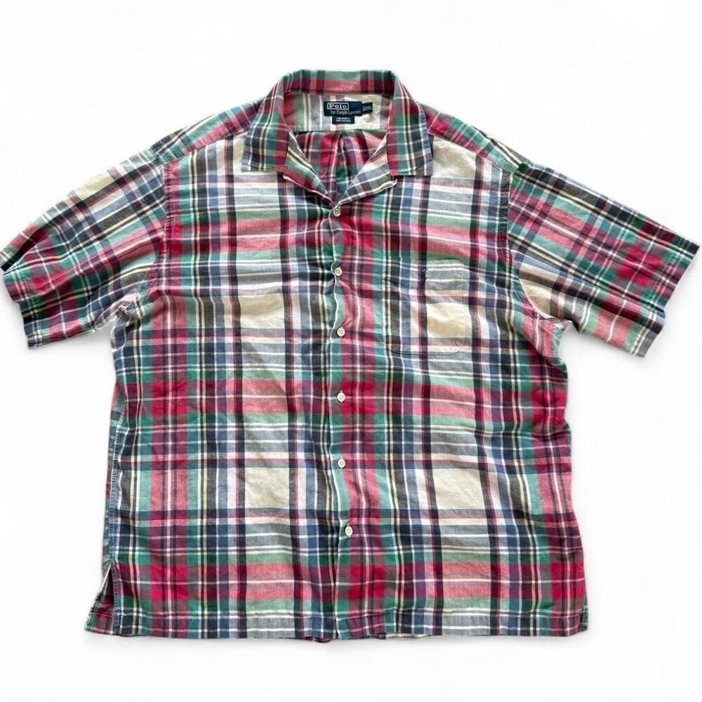Polo Ralph Lauren plaid button up shirt